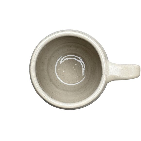 Vtg Marshall Pottery Mug Monogram Diane Stoneware 4.5" Tall Rustic Primitive - Picture 9 of 14